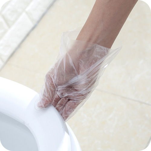 一次性手套薄膜食品卫生加厚级吃龙虾手套家务透明塑料防护手套